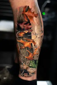Fine line tattoo on a forearm in a South Florida tattoo studio
