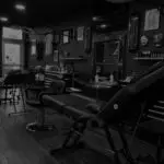 Interior of All City Tattoo studio in Delray Beach Florida