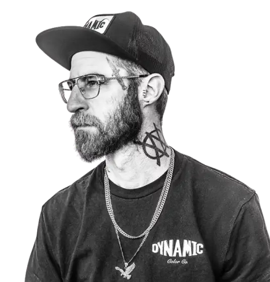 Chris Smades, shop owner and lead tattoo artist at All City Tattoo Company in Delray Beach