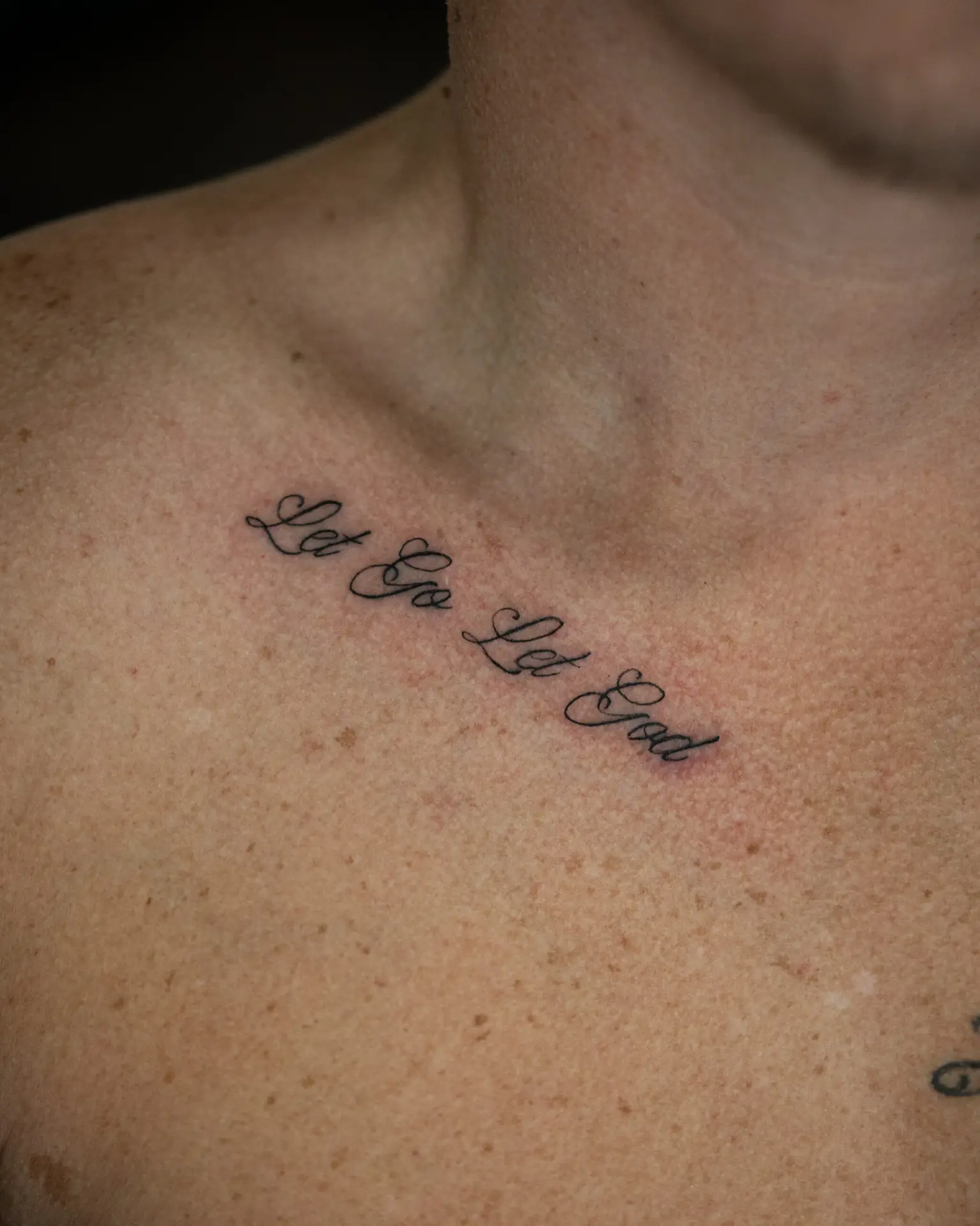 Fine line tattoo by All City Tattoo in Delray Beach Florida
