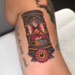 Bold traditional tattoo artwork created by All City Tattoo
